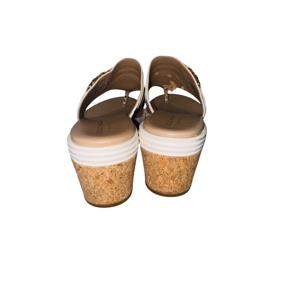 COLE HAAN SIGNATURE GRAND OS WEDGE SANDALS WOMENS MULTICOLOR SNAKE PRINT 8 - Picture 11 of 13